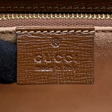 Load image into Gallery viewer, GUCCI Horsebit 1955 Shoulder Bag Beige/Brown602204 GG SupremeCanvas Leather
