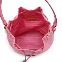 Load image into Gallery viewer, PRADA Drawstring Bag Shoulder Bag Pink1BE067 Nylon
