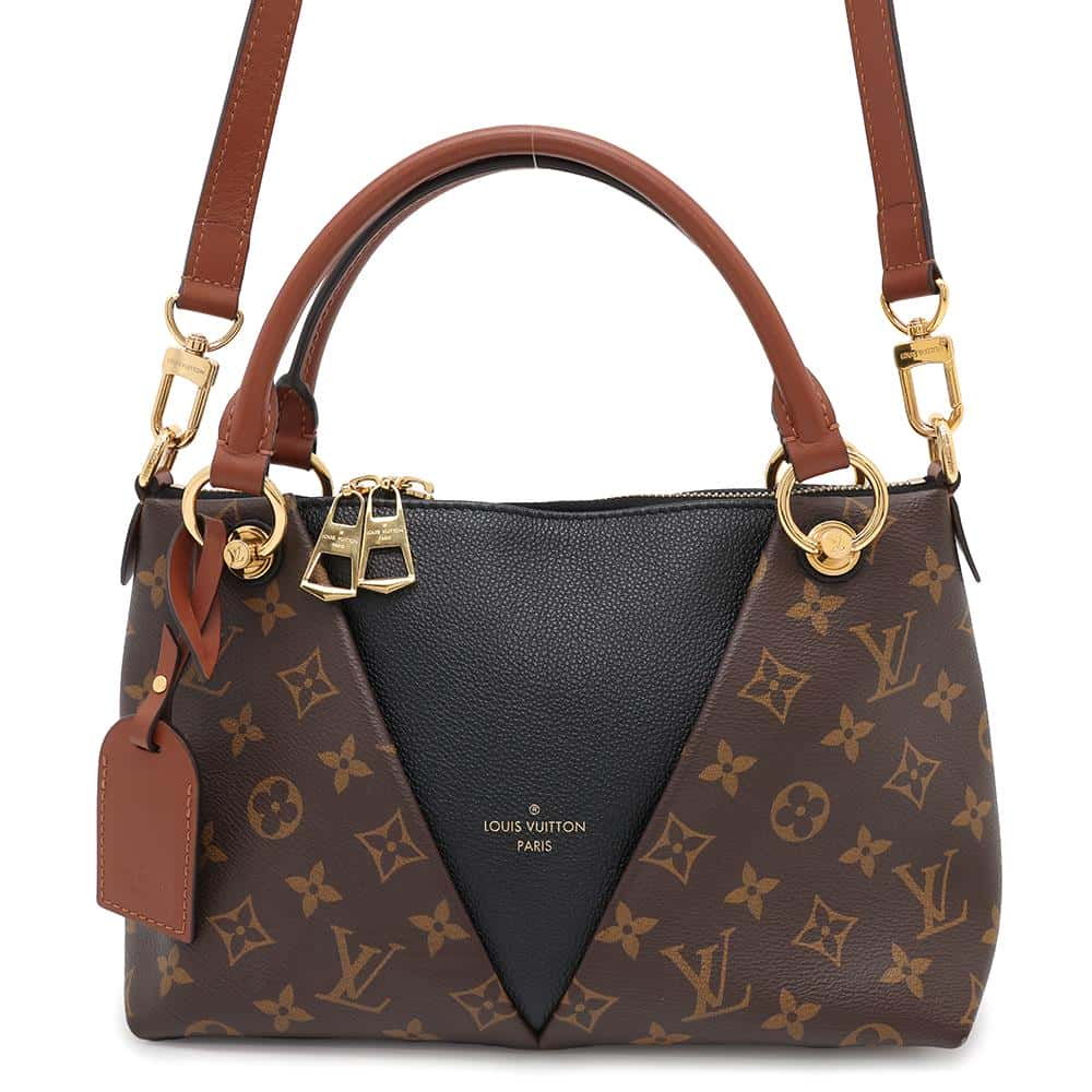 LOUIS VUITTON V Tote NoirM43976 Monogram Size BB