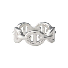 将图像加载到图库查看器中，HERMES Chaine d&#39;Ancre Anchene Ring Size PM/48/#8 SV925
