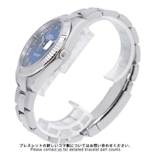 将图像加载到图库查看器中，ROLEX Datejust 41 W41mm Stainless Steel K18WG Azzurro Blue Dial126334
