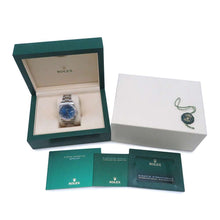 Load image into Gallery viewer, ROLEX Datejust 41 W41mm Stainless Steel K18WG Azzurro Blue Dial126334
