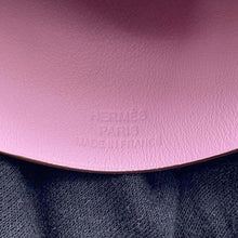 将图像加载到图库查看器中，HERMES Lucky Daisy Clochette Necklace Mauve Sylvestre / Cuivre / White Swift Leather Metal
