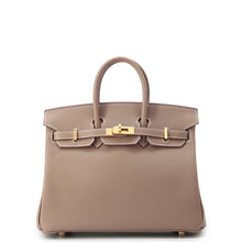 将图像加载到图库查看器中，HERMES Birkin Etoupe Swift Leather Size 25
