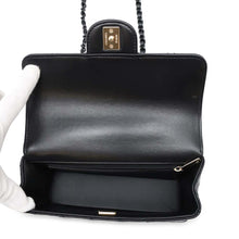 Load image into Gallery viewer, CHANEL 2WAY Top Handle Bag BlackAS5243 Lambskin
