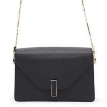 Load image into Gallery viewer, Valextra Valextra Iside ChainShoulder Bag BlackWBES0073028LOC99NN Calf Leather Size Large
