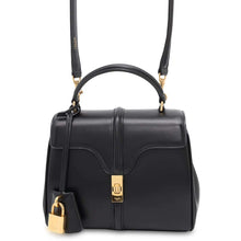 将图像加载到图库查看器中，CELINE 16 SEISE 2wayHandbag Black197983 Calf Leather Size Mini
