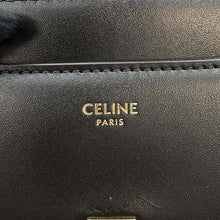 将图像加载到图库查看器中，CELINE 16 SEISE 2wayHandbag Black197983 Calf Leather Size Mini
