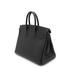 将图像加载到图库查看器中，HERMES Birkin Black Togo Leather Size 25
