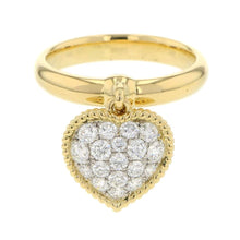Load image into Gallery viewer, Gimel ★Bee Heart Ring Size #Approximately15号 K18YG Pt950
