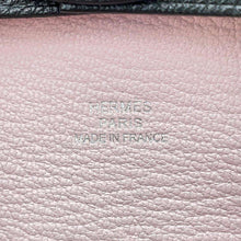 将图像加载到图库查看器中，HERMES Bastia Verso New Vert Fonce/Mauve Pale Chevre Myzore Goatskin
