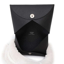 将图像加载到图库查看器中，HERMES Calvi Black Epsom
