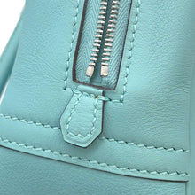 Load image into Gallery viewer, HERMES Plume Blue Atoll Swift Leather Size Mini
