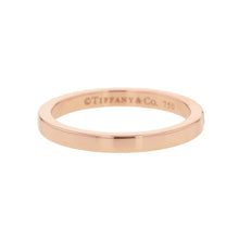 Load image into Gallery viewer, TIFFANY&amp;Co. Novo Half Eternity Diamond Ring Size #ApproximatelyNo.8 18K Pink Gold
