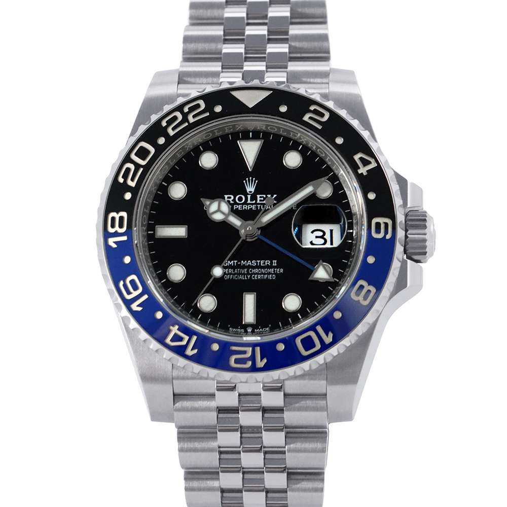 ROLEX GMT MasterII W40mm Stainless Steel Black Dial126710BLNR