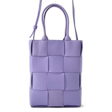 Load image into Gallery viewer, Bottega Veneta Maxi INTRECCIATO Cassette Tote 2way Shoulder Bag Purple747755 Leather
