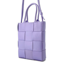 Load image into Gallery viewer, Bottega Veneta Maxi INTRECCIATO Cassette Tote 2way Shoulder Bag Purple747755 Leather
