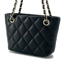 将图像加载到图库查看器中，CHANEL Matelasse ChainClutch Shoulder Bag BlackAP4422 Caviar Leather
