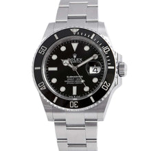 将图像加载到图库查看器中，ROLEX Submariner-Date W41mm Stainless Steel Black Dial126610LN
