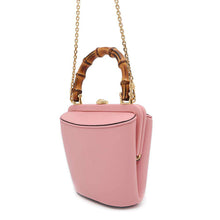 Load image into Gallery viewer, GUCCI Bamboo Bucket 2WAY Shoulder Bag Pink616436 Leather Size Mini
