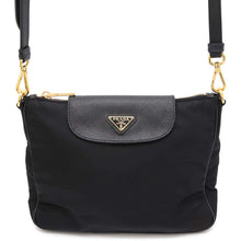 Load image into Gallery viewer, PRADA Shoulder Bag Black1BH933 Nylon Leather
