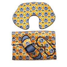 Load image into Gallery viewer, GUCCI Geometric G Travel Set Size S Yellow662431 Silk Viscose
