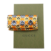 Load image into Gallery viewer, GUCCI Geometric G Travel Set Size L Yellow662431 Silk Viscose
