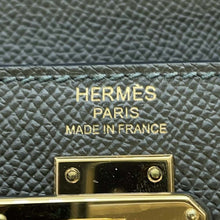 将图像加载到图库查看器中，HERMES Kelly Vert Gris Epsom Size 25
