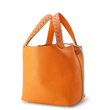 Load image into Gallery viewer, HERMES Picotin Lock Tresage Apricot/Rose Azalee/Gold Epsom Size MM
