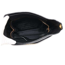 将图像加载到图库查看器中，PRADA Shoulder Bag Black1BE066 Leather
