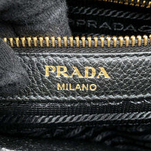 将图像加载到图库查看器中，PRADA Shoulder Bag Black1BE066 Leather
