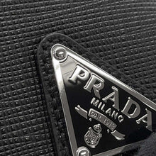 Load image into Gallery viewer, PRADA 4 Key Case with Key Ring Black1PG004 Leather
