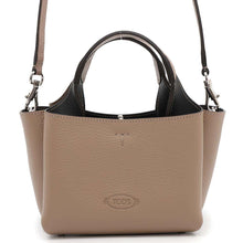 Load image into Gallery viewer, TOD’S 2wayHandbag BeigeXBWAPAFL000QRI036F Calf Leather Size micro
