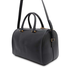 Load image into Gallery viewer, SAINT LAURENT PARIS Duffle Bowler Bag 2WAYHandbag Black533480 Leather
