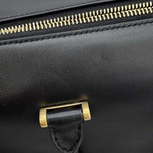 Load image into Gallery viewer, SAINT LAURENT PARIS Duffle Bowler Bag 2WAYHandbag Black533480 Leather
