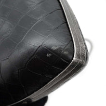 将图像加载到图库查看器中，SAINT LAURENT PARIS Lovebox Shoulder Bag Black466212 Croco embossed leather
