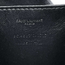 Load image into Gallery viewer, SAINT LAURENT PARIS Lovebox Shoulder Bag Black466212 Croco embossed leather
