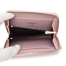 Load image into Gallery viewer, CHANEL Matelasse Coin Card Case PinkAP4253 Caviar Leather
