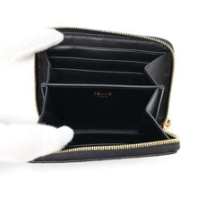 将图像加载到图库查看器中，CELINE CBag Charm Coin purse Black10B663BFL Leather
