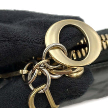 将图像加载到图库查看器中，Dior Lady Dior Phone Holder BlackS0872ONMJ Lambskin
