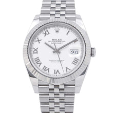 Load image into Gallery viewer, ROLEX Datejust 41 W41mm Stainless Steel K18WG White Dial126334
