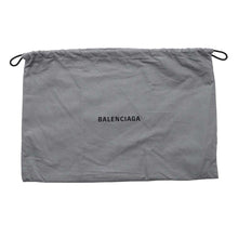 将图像加载到图库查看器中，BALENCIAGA Logo Clutch Bag Black630626 Leather
