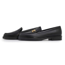 Load image into Gallery viewer, CHANEL loafers BlackG45882 Calf Leather Size 38C
