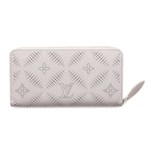 Load image into Gallery viewer, LOUIS VUITTON Zippy Wallet Bloom Gray / PinkM13469 Monogram Mahina
