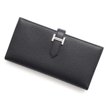 将图像加载到图库查看器中，HERMES Bean Soufre Black Chevre Myzore Goatskin
