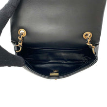 Load image into Gallery viewer, CHANEL Mini Matelasse Heart Bag CharmChainShoulder BlackAS3456 Lambskin
