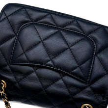 Load image into Gallery viewer, CHANEL Mini Matelasse Heart Bag CharmChainShoulder BlackAS3456 Lambskin
