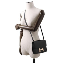 将图像加载到图库查看器中，HERMES Constance3 Miroir Black Epsom Size Mini
