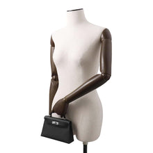 Load image into Gallery viewer, HERMES Mini Kelly Do Black Epsom
