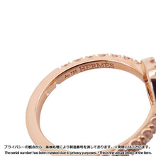 将图像加载到图库查看器中，HERMES Ring 《Finesse》 Size 53/#13 18K Pink Gold
